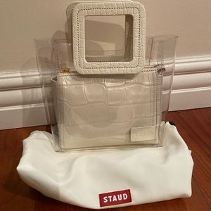 STAUD Mini Shirley Transparent bag